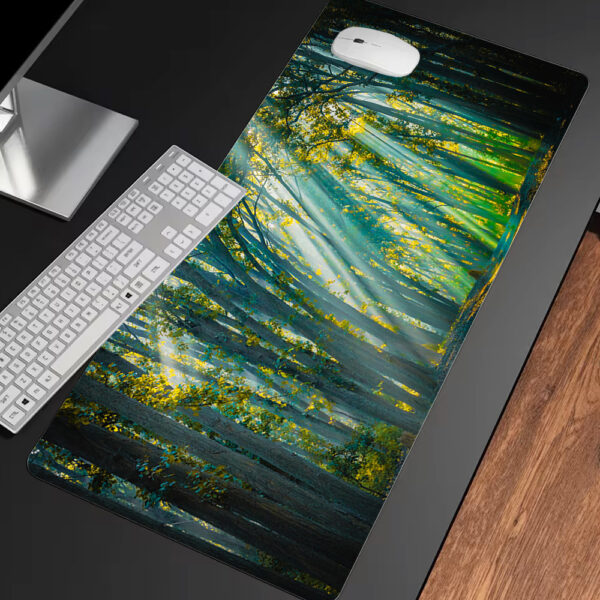 Natural Trees Look Mousepad Gaming Mat - Image 3