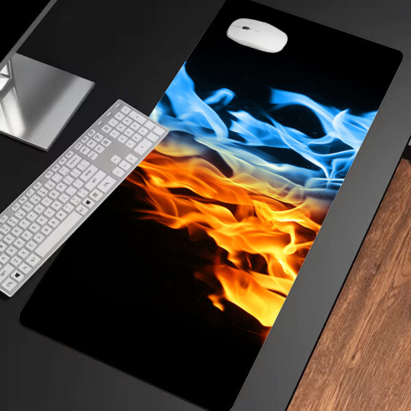 Digital Fire Mousepad Protect Desk Anti Slip Pad