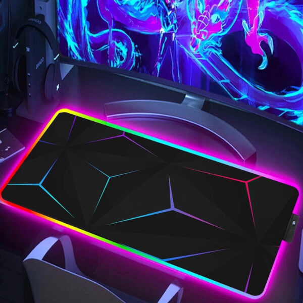 Large Non Slip USB Led RGB Mouse Pad for Game