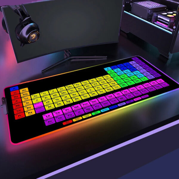 Large Non Slip USB Led RGB Mouse Pad for Game - Image 2