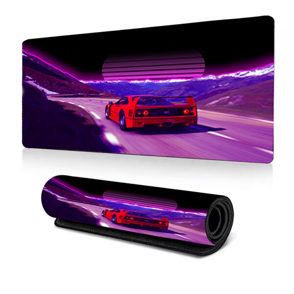 Sports Car Graffiti Animation Gaming Mouse Pad Large - Image 5